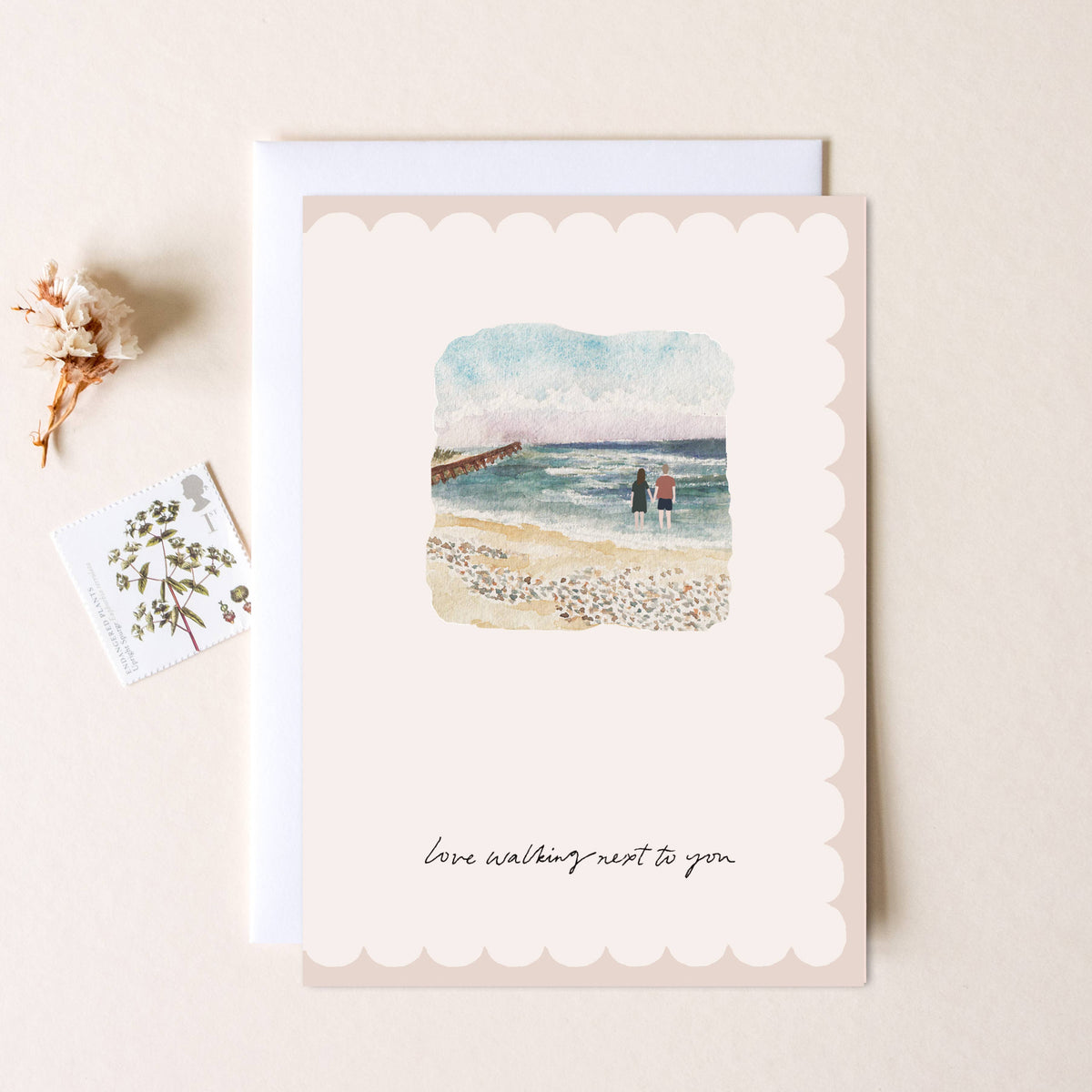 'Walking Next To You' Card for Him