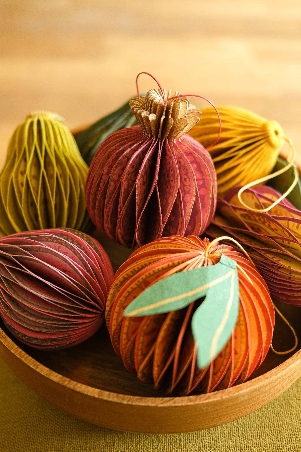 Pomegranate Honeycomb Ornament