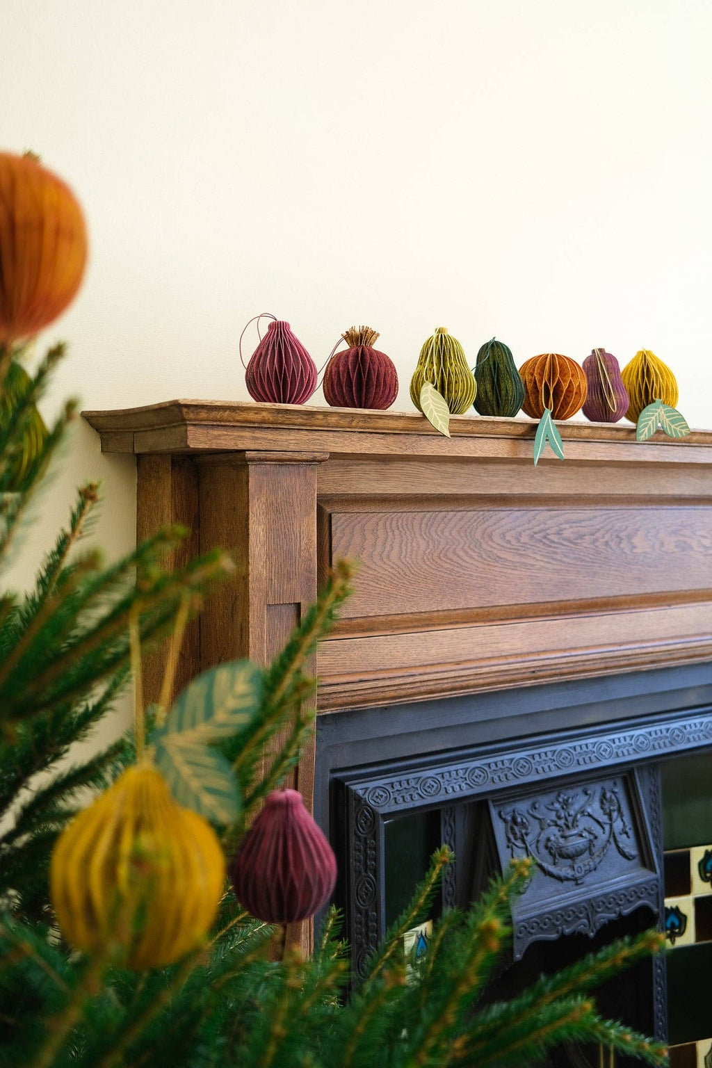 Pomegranate Honeycomb Ornament