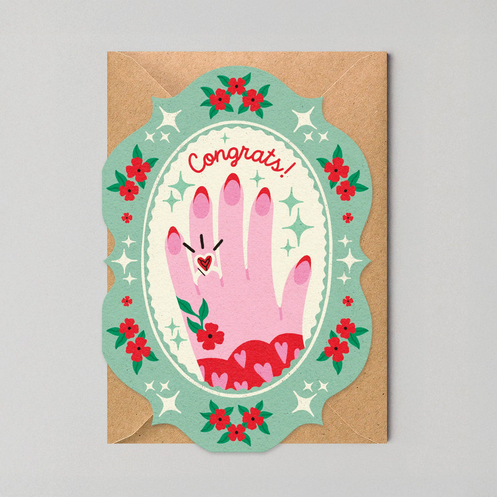 Congrats Ring Engagement Card