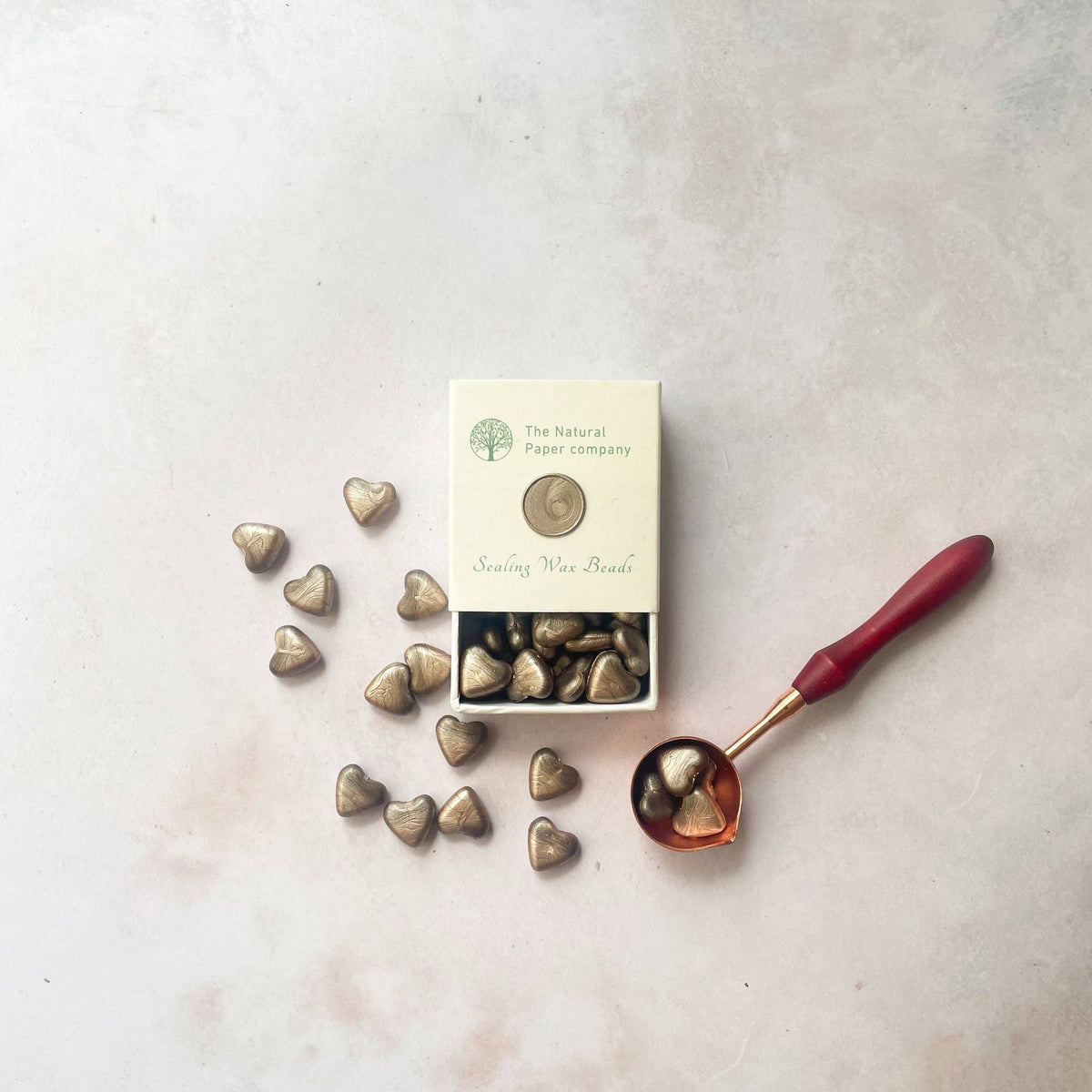 Champagne Gold Sealing Wax Beads | Plastic Free