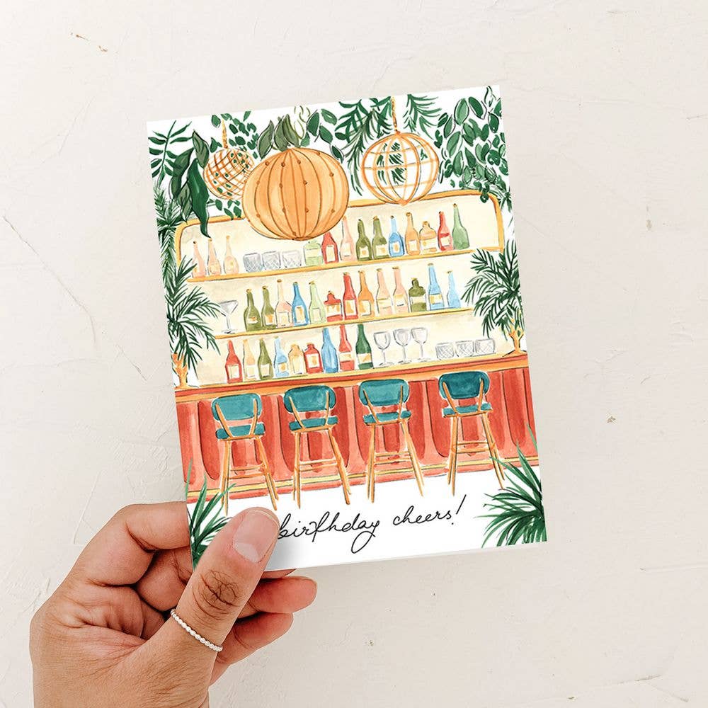 Tropical Birthday Cheers Card