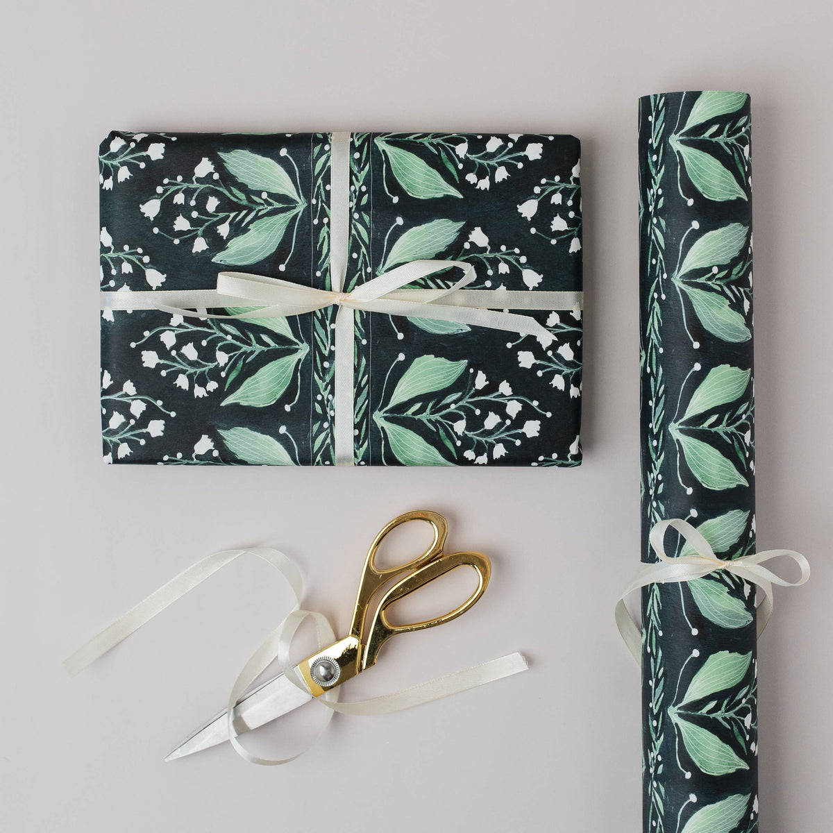 Lily of the Valley Botanical Luxury Gift Wrap Papers