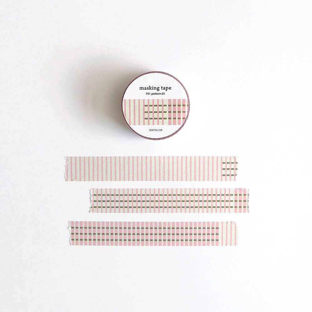 Washi Tape - Pink Stripe