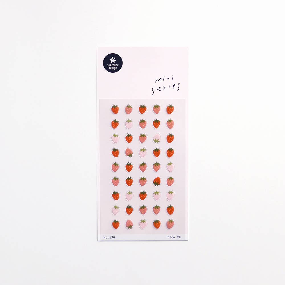 Deco Stickers - Mini Strawberries