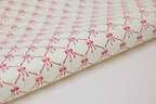 Block Printed Wrapping Paper Sheets - Bows Christmas Pudding