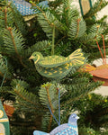 Partridge Screen-Printed Board Decoration