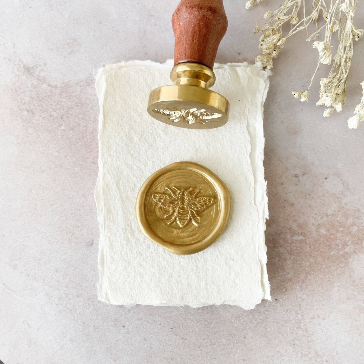 Bee Wax Stamp | Wax Seal with Bee Design