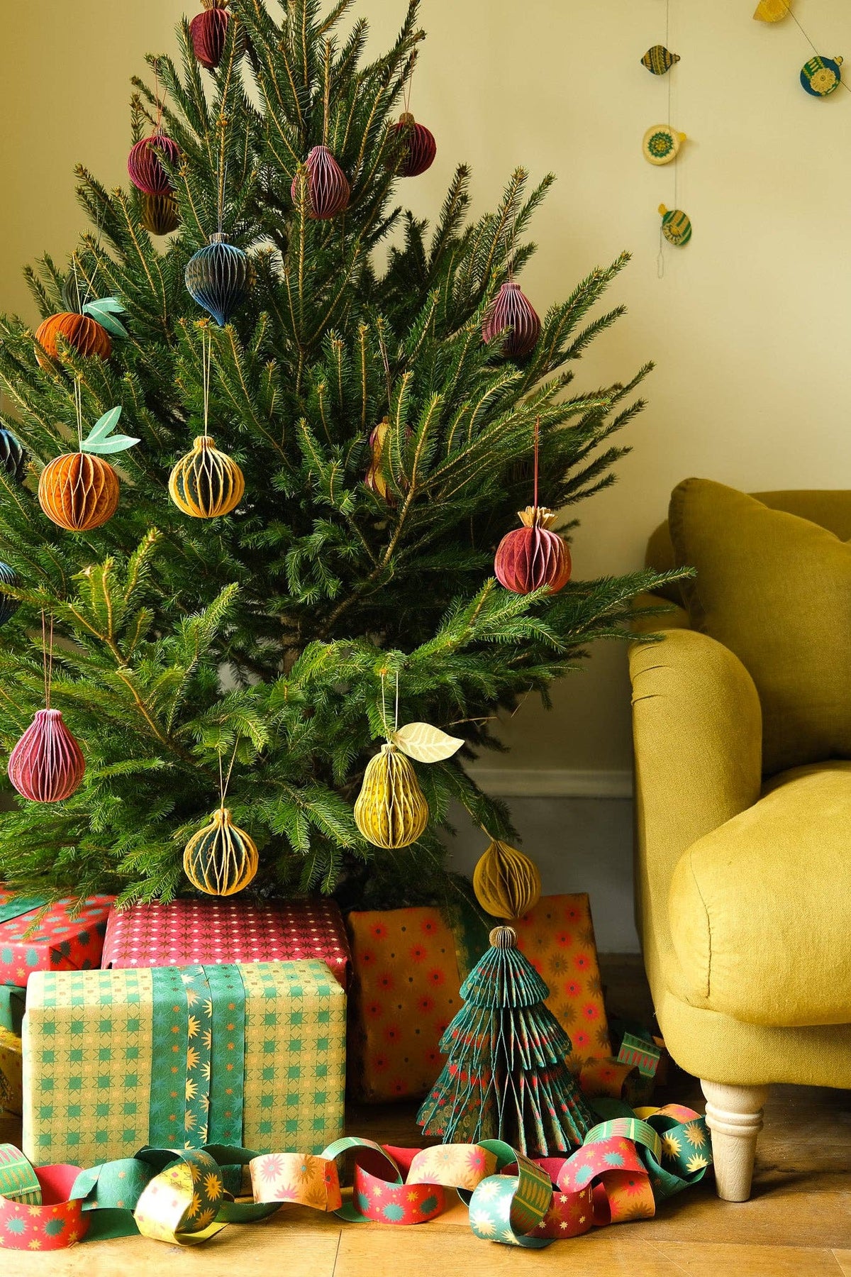Pomegranate Honeycomb Ornament