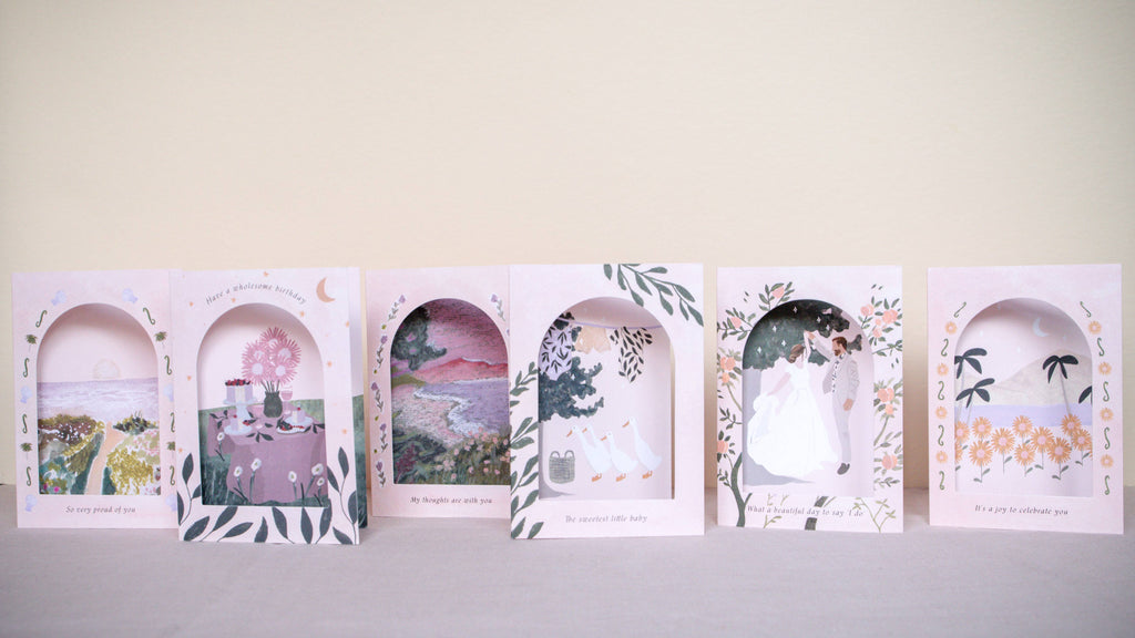 Happy New Home Arch Window Moving Card