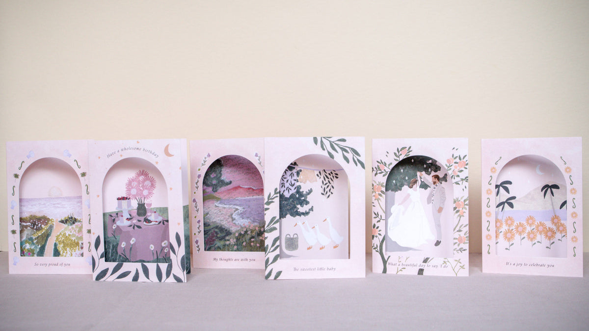 Sweetest Little Baby Arch Window New Baby Card