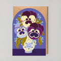 Violas Floral Card