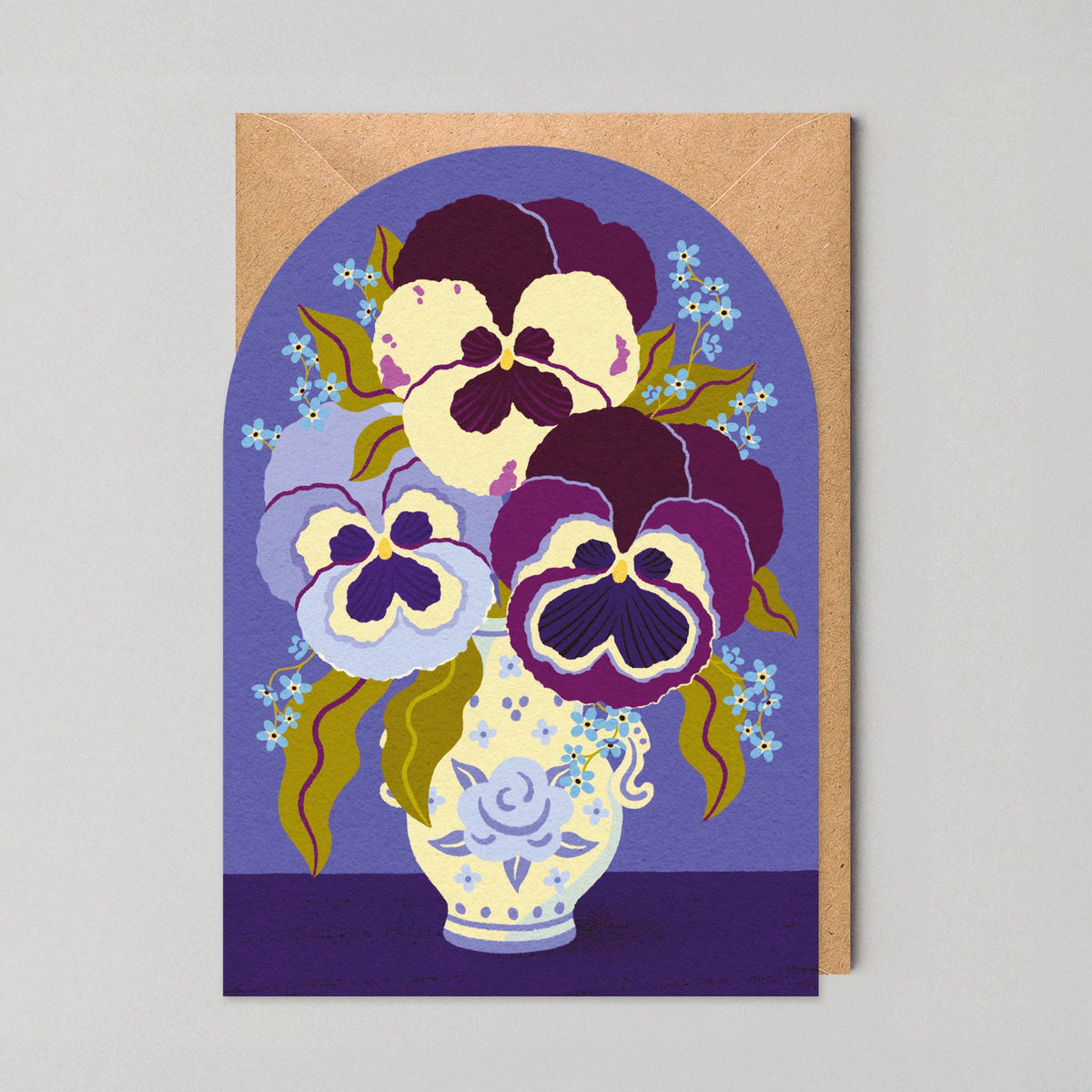 Violas Floral Card