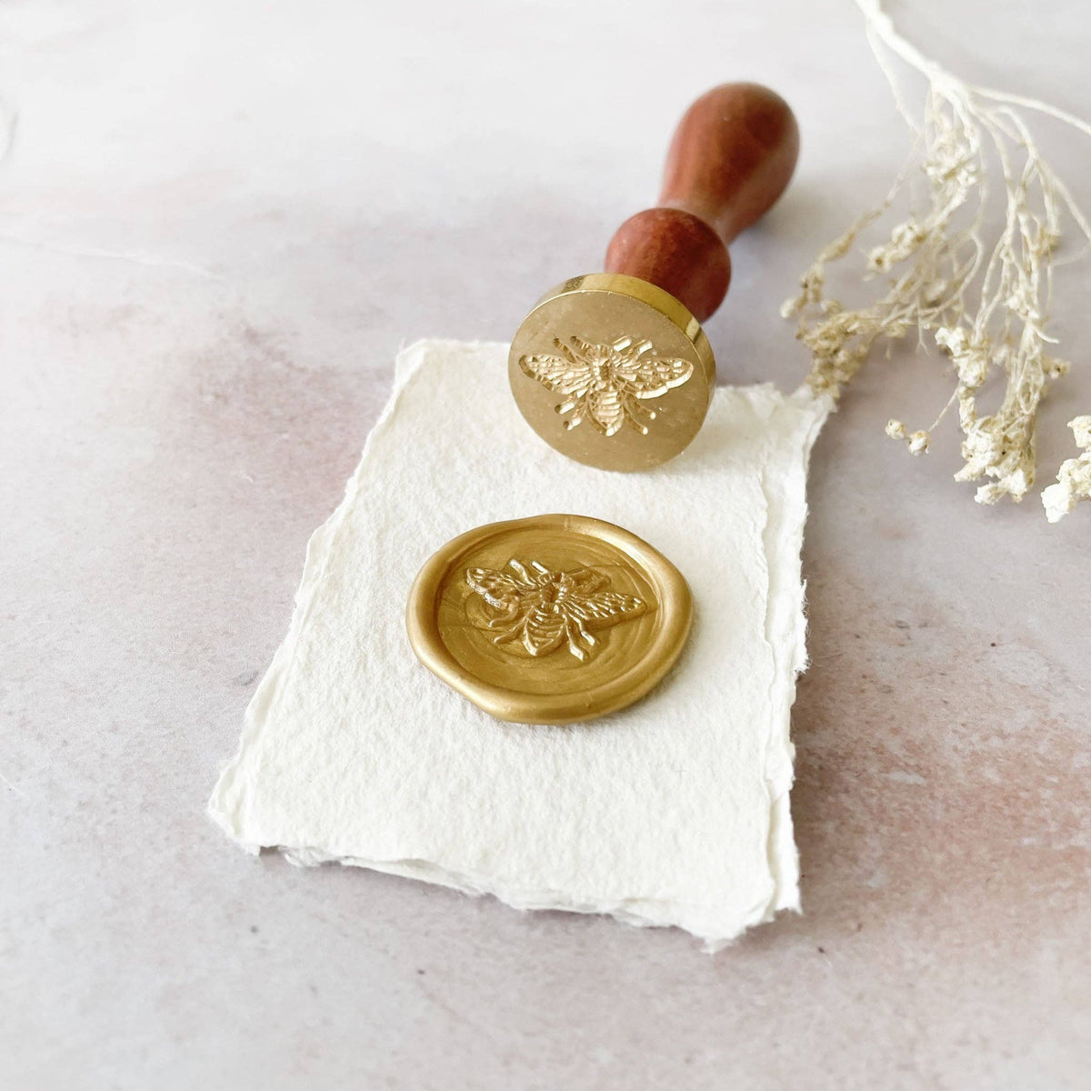 Bee Wax Stamp | Wax Seal with Bee Design