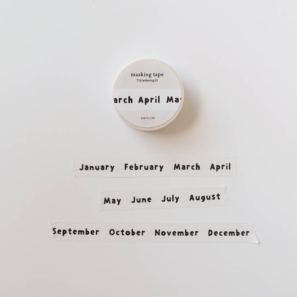 Washi Tape - Months