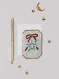 Christmas Star Bauble Mini Holiday Card