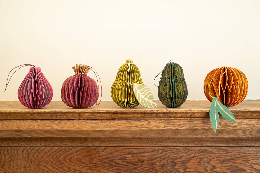 Pomegranate Honeycomb Ornament