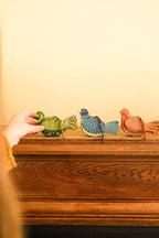 Partridge Screen-Printed Board Decoration