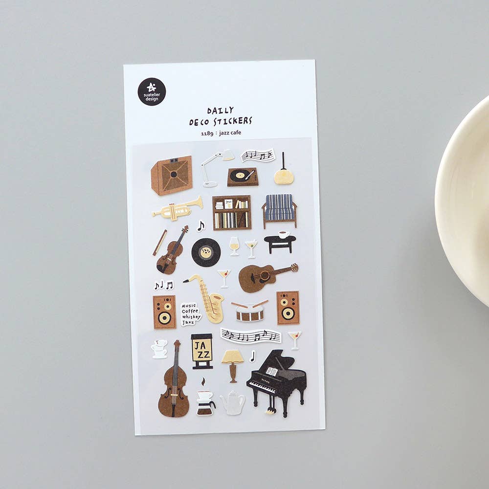 Daily Deco Stickers - Jazz cafe
