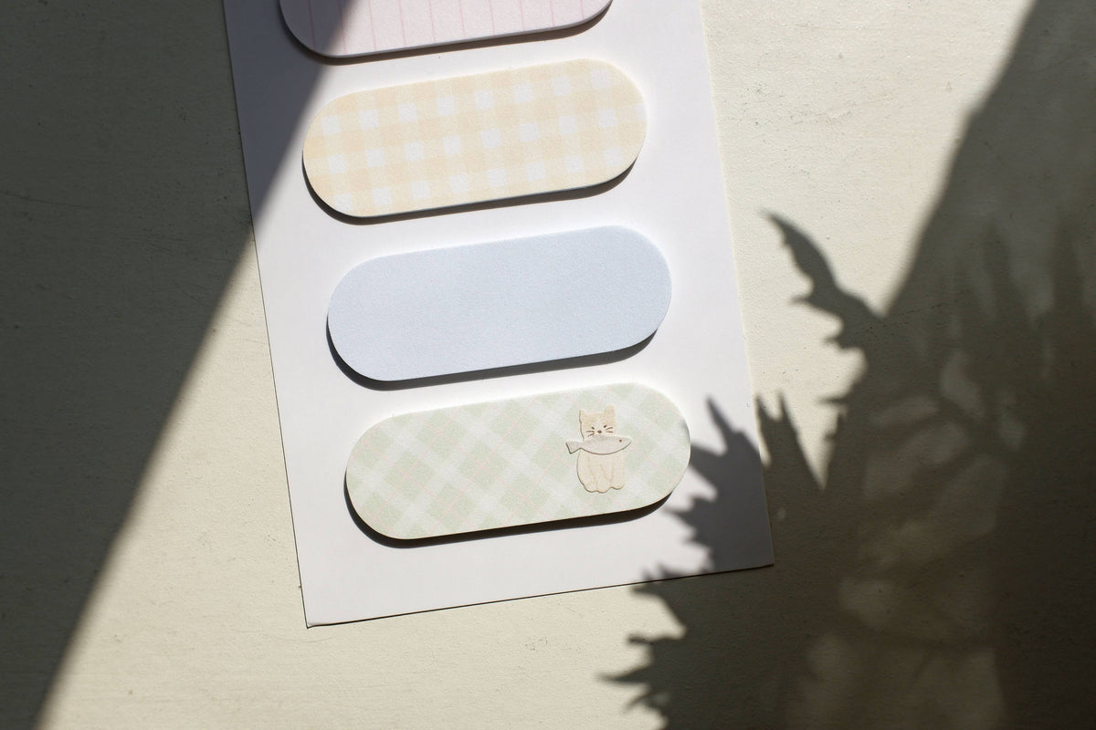 Sticky Notes - Daily Plan ( Pastel stripes)