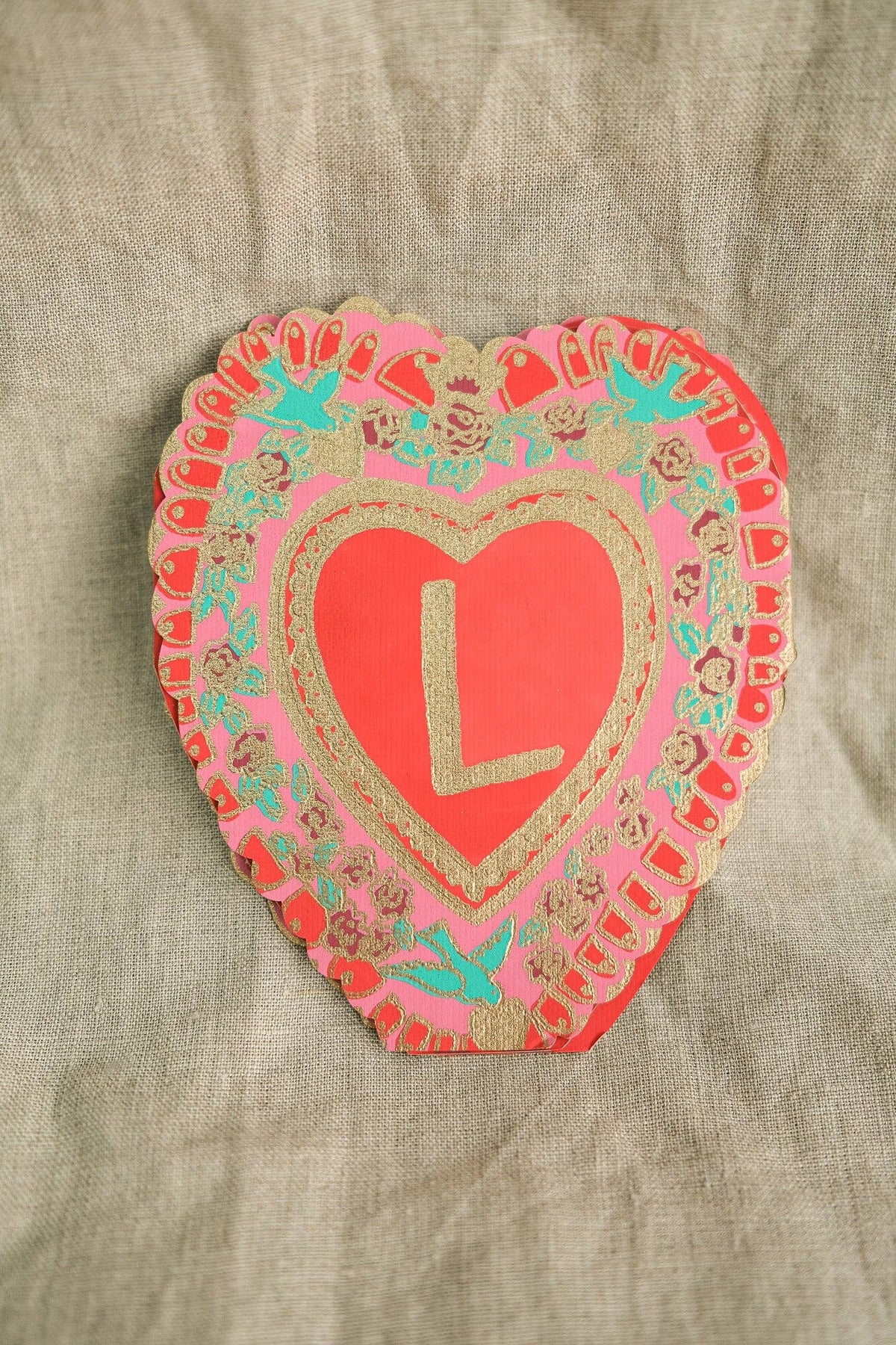 Love Concertina Greeting Card