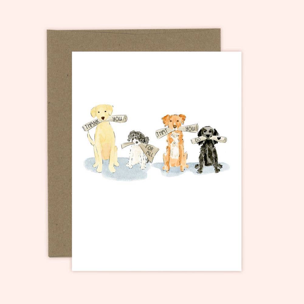 Thank You for All That You Do Card