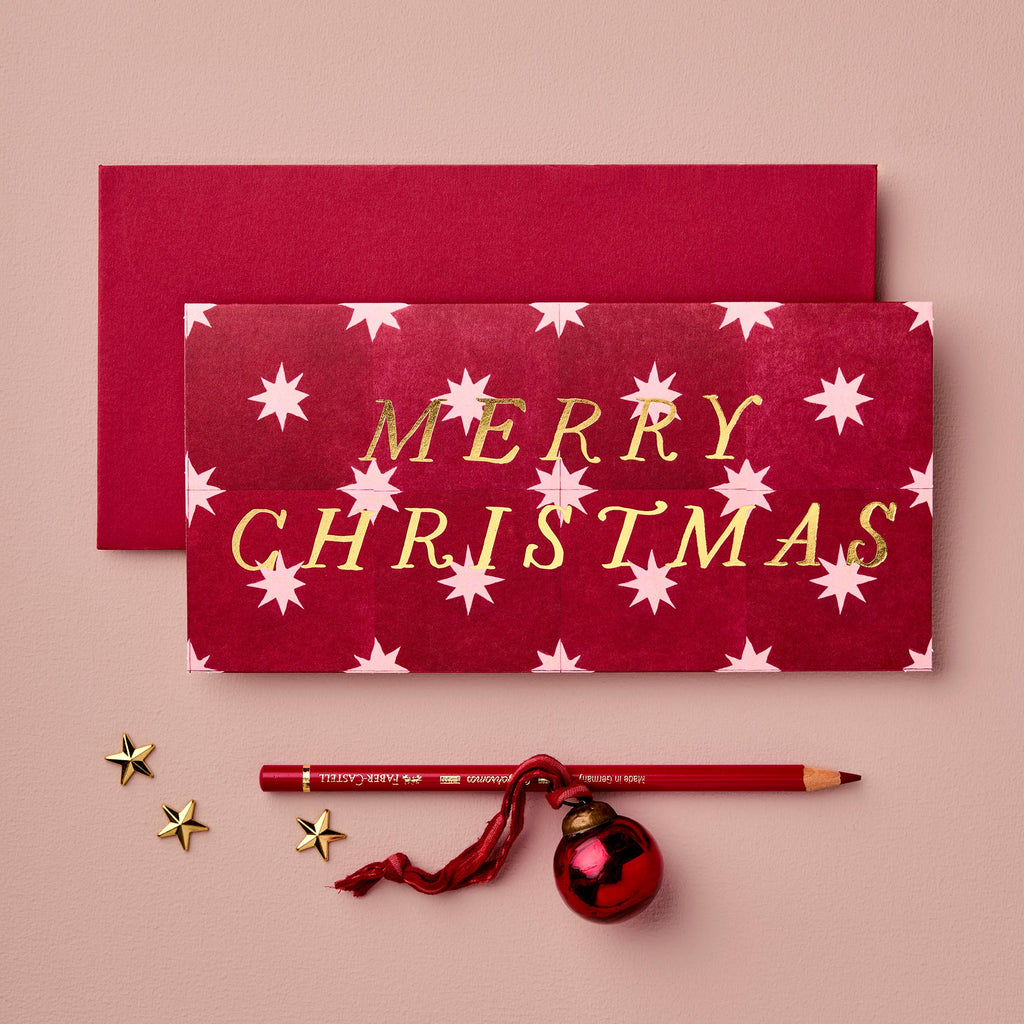 Scarlet Star 'Merry Christmas' Card