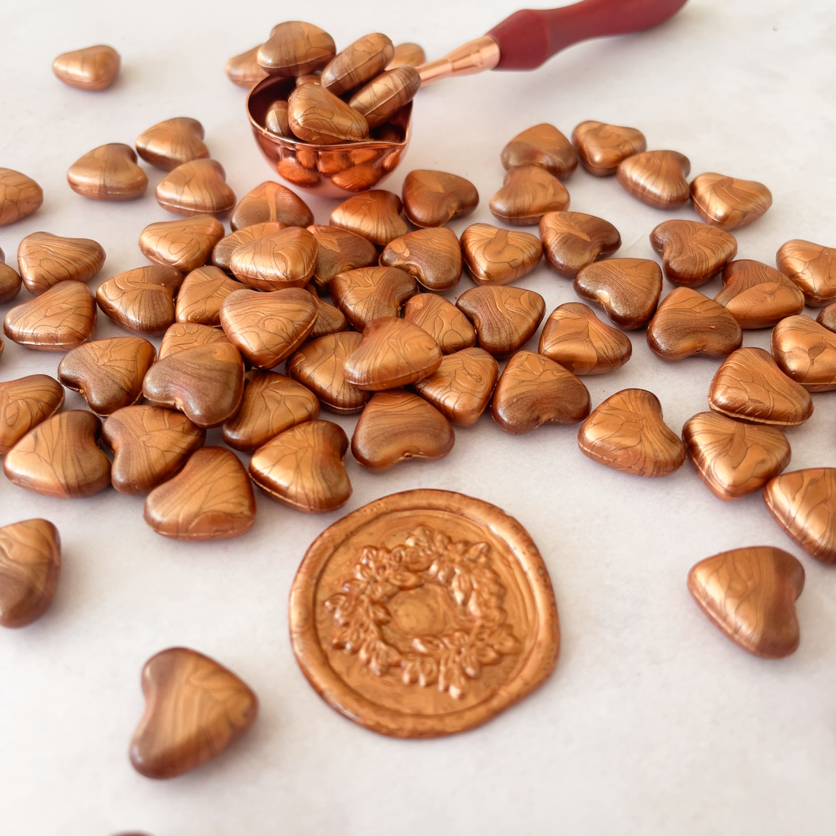 Copper Sealing Wax Beads | Plastic Free Wax Seal Beads