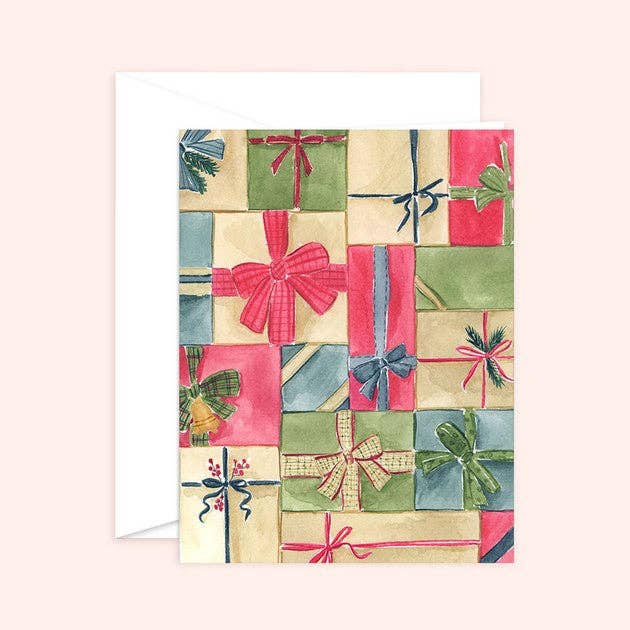 Vintage Gifts Christmas Card