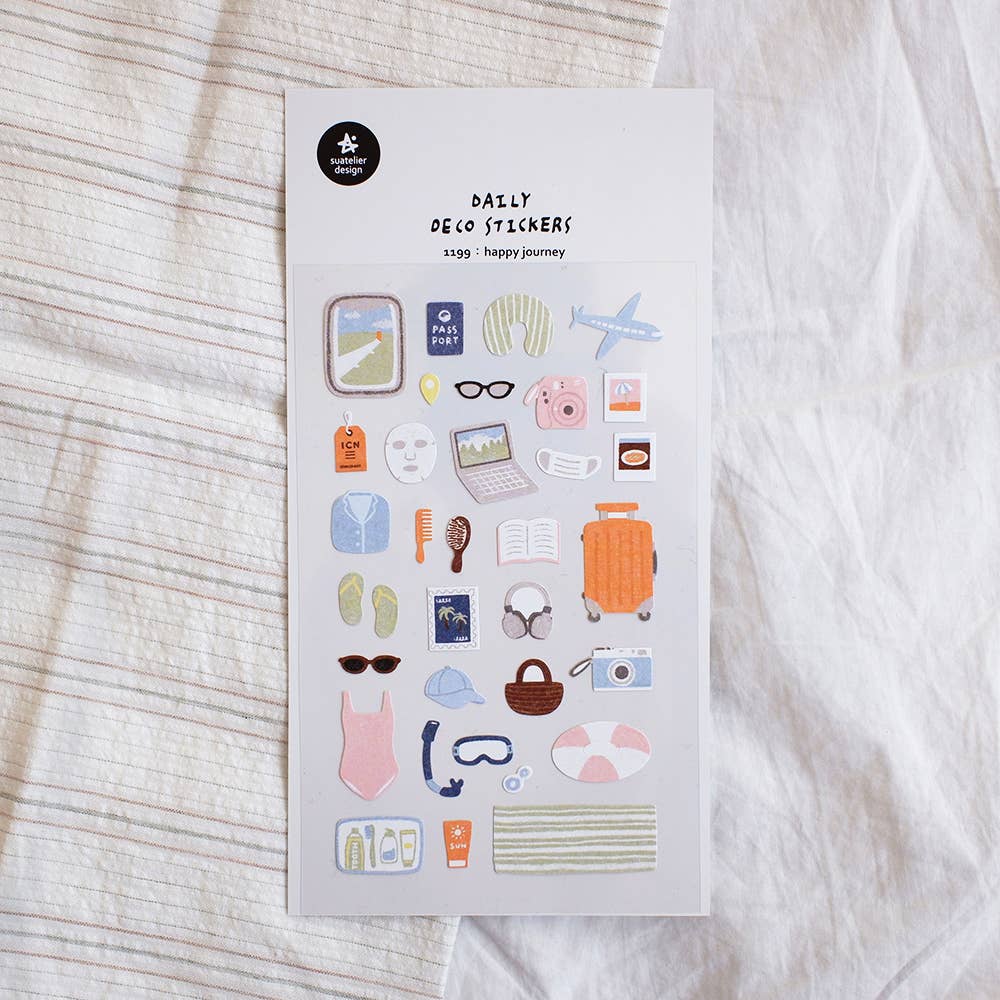 Daily Deco Stickers - Happy journey