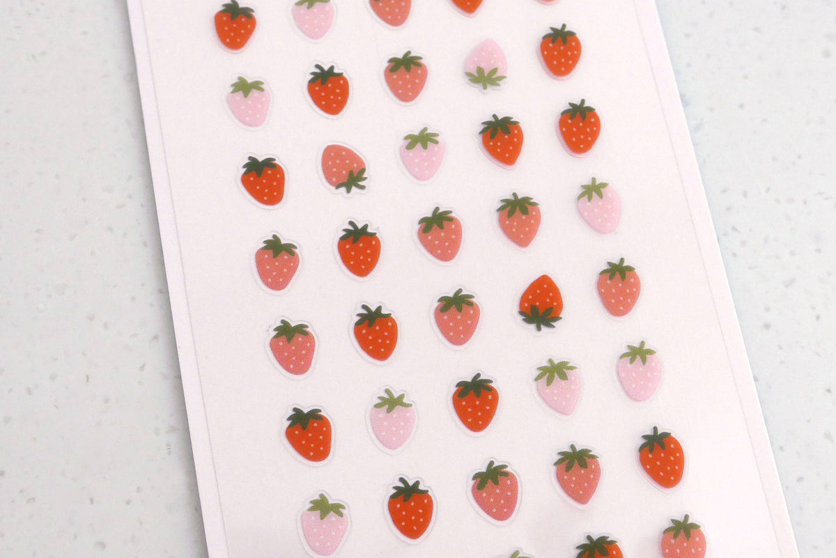 Deco Stickers - Mini Strawberries