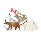 The Eh Team Canadian Animal Sticker