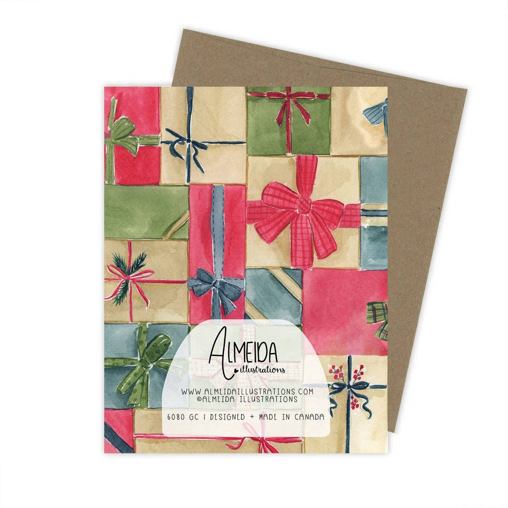 Vintage Gifts Christmas Card