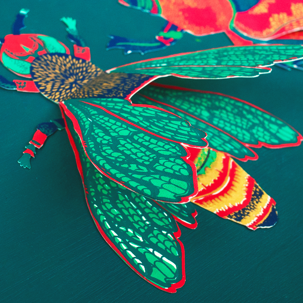 Wasp Greeting Card