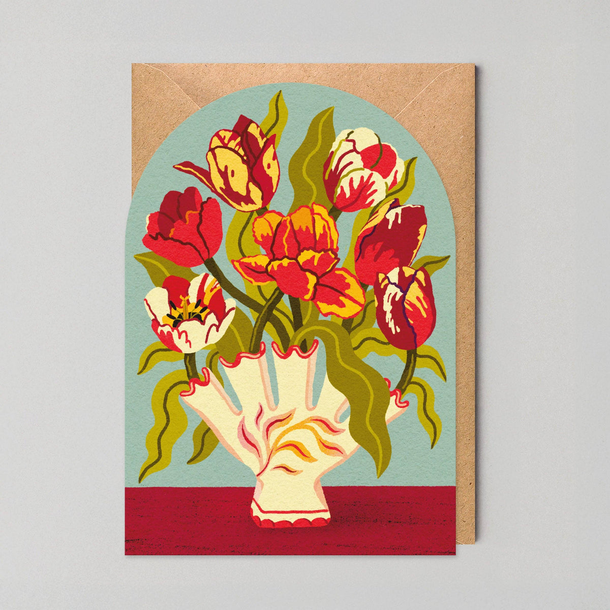 Tulips Floral Card