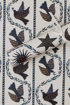 Dove Stars Christmas Botanical Luxury Gift Wrap Papers