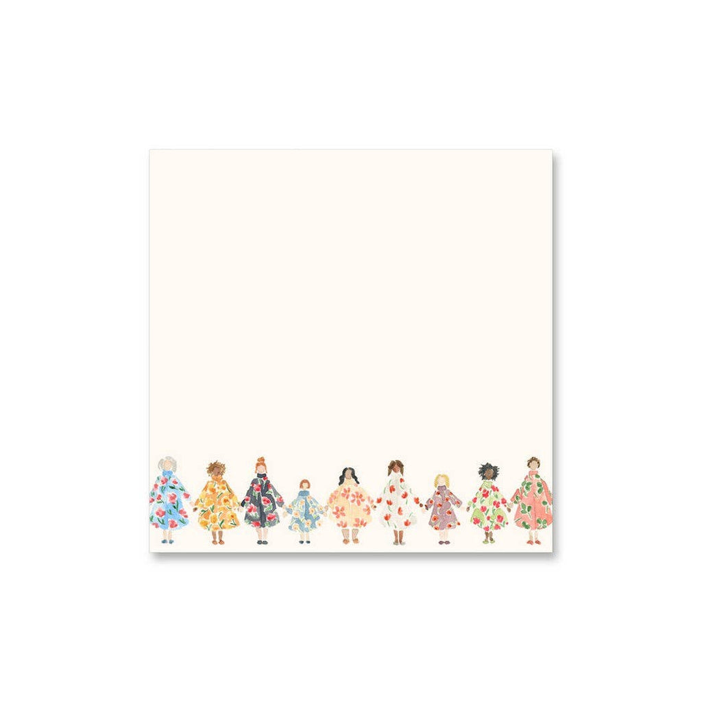 Floral Village Sticky Notes