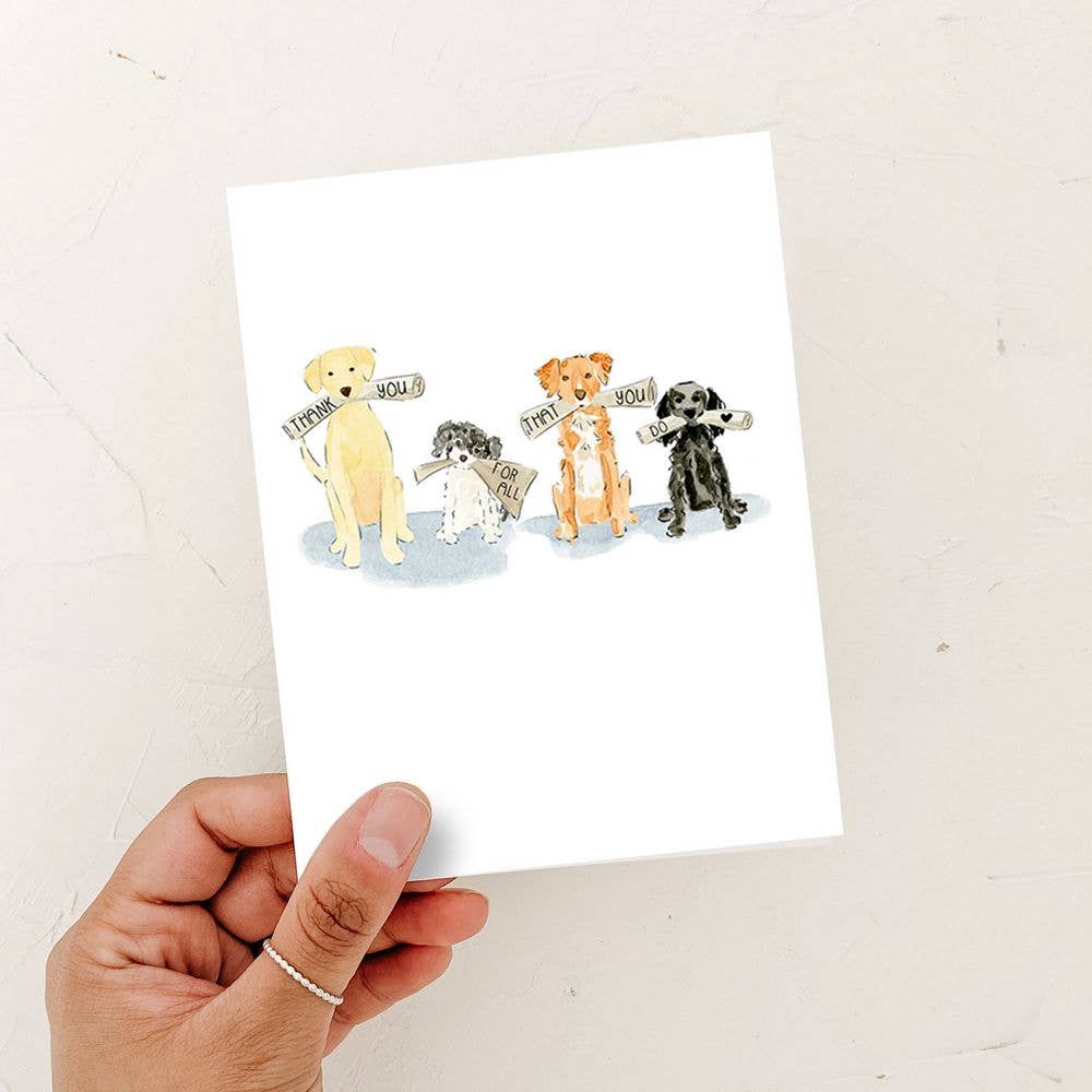 Thank You for All That You Do Card