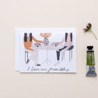 'I Love Your Friendship' Galentines Card