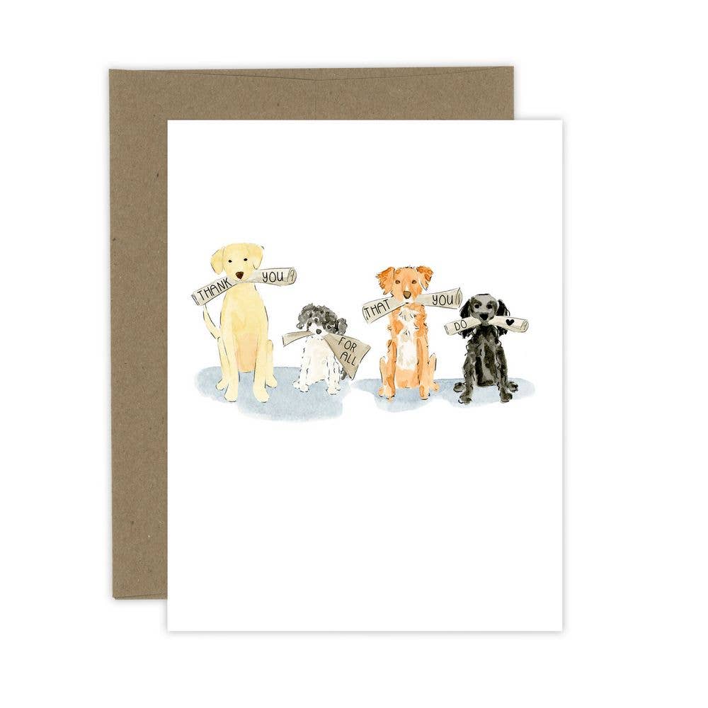 Thank You for All That You Do Card