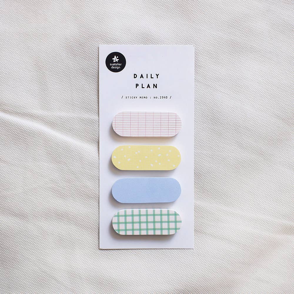 Sticky Notes - Daily Plan (Colourful Tabs)