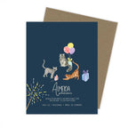 Party Cat Cake Birthday Card