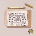 Newspaper Congratulations Card