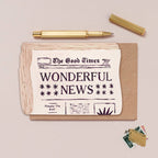 Newspaper Congratulations Card
