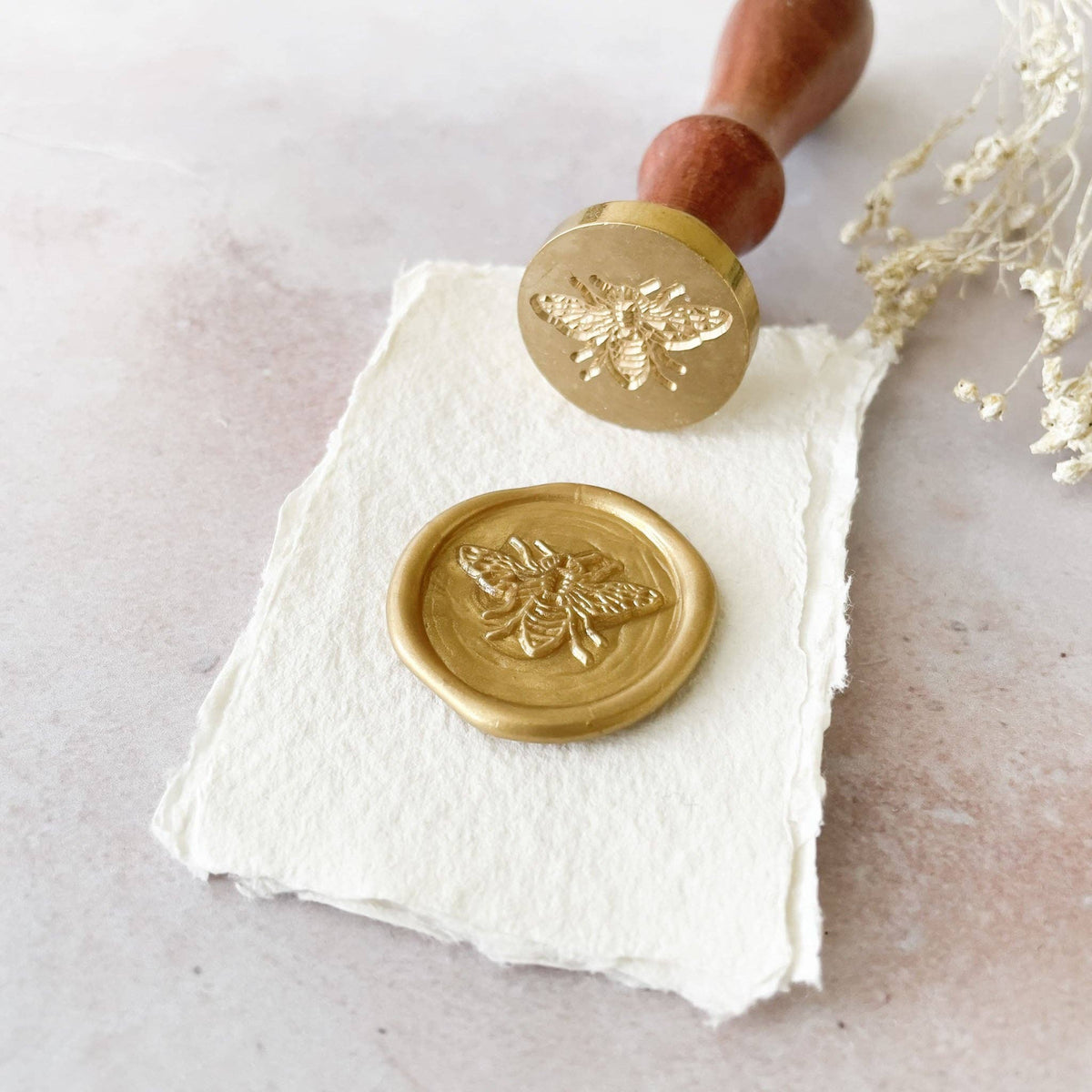 Bee Wax Stamp | Wax Seal with Bee Design