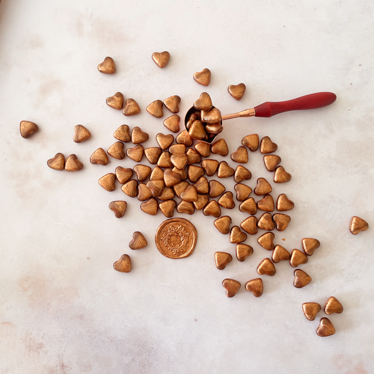 Copper Sealing Wax Beads | Plastic Free Wax Seal Beads