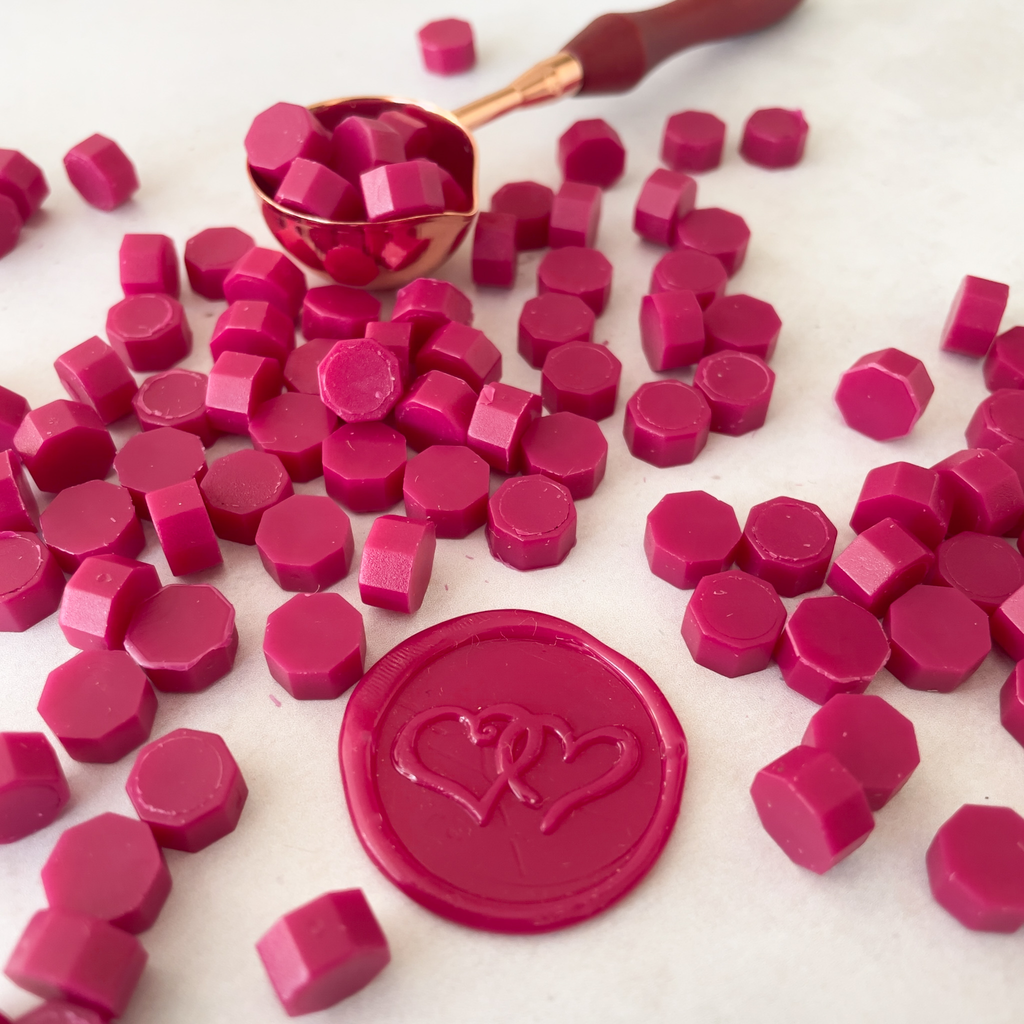 Ruby Red Sealing Wax Beads | Plastic Free Wax Seal Beads