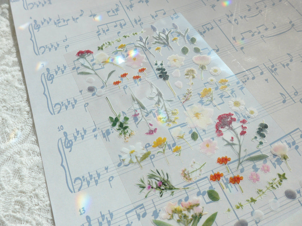 Daily Deco Stickers - Flower Letter