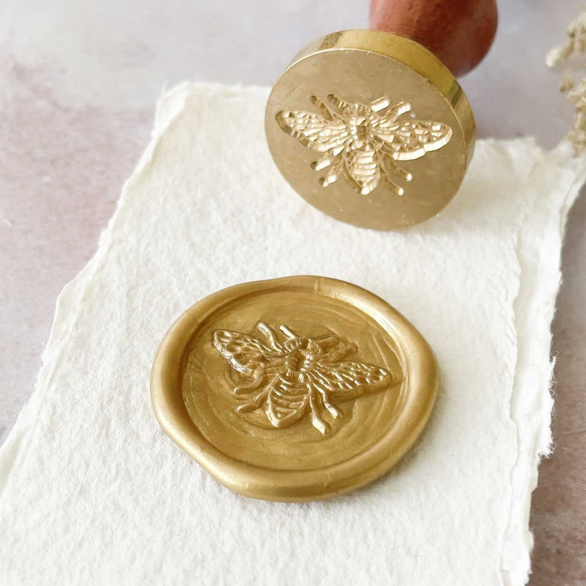 Bee Wax Stamp | Wax Seal with Bee Design