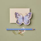 Blue Butterfly Mini Card